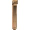 Ekena Millwork Thorton Arts and Crafts Rough Sawn Bracket w/ Offset Brace, Western Red Cedar, 6"W x 34"D x 38"H BKT0604X34X38THR03RWR - alternate 3